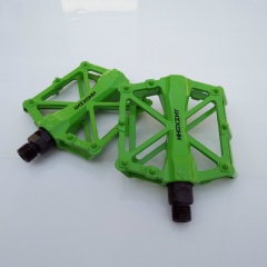 Mountain Bike Non-Slip Pedal All Aluminum Alloy Pedal Bicycle Pedal Green