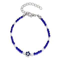 Wholesale Blue Evil Eye Crysteal Beads Bracelets Crystal beads