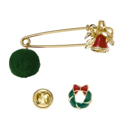 2 Pcs/Set  New Christmas Serices Brooch Set Jewelry Wholesale B