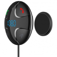 Digital Display Car Bluetooth Mp3 Player Car Fm Fm Transmitter Black
