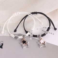 2 Pieces/Set Couple Rope Adjustable Bracelets Wholesale style 1