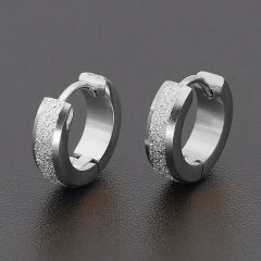 Stainless Steel Hoop Earring Jewelry silver