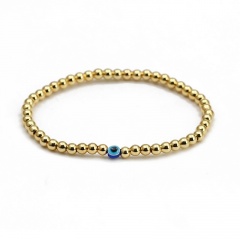 Resin eye copper beads rope braided bracelet (Circumference: 16-30cm) C
