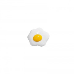 Cute poached egg small yolk chicken pin badge Poached egg