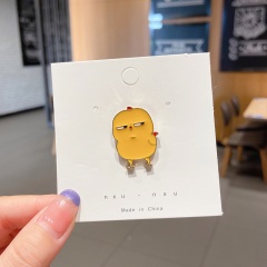 Cute poached egg small yolk chicken pin badge Little yellow chicke