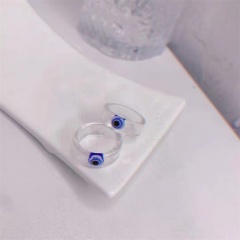 Single eye resin ring ring (material: resin / size: inner diameter about 17mm) An eye