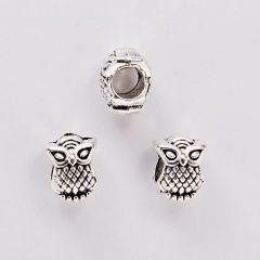 Wholesale 100g/Lot (About 60 PCS) Spacer Beaded Accessories Owl