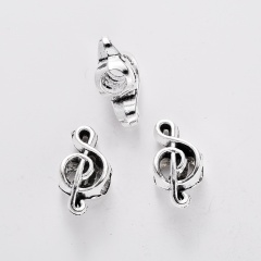 Wholesale 100g/Lot (About 51 PCS) Spacer Beaded Accessories Music Note