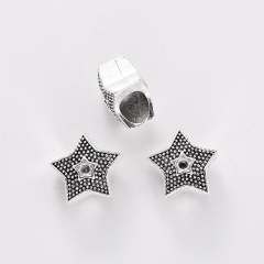Wholesale 100g/Lot (About 45 PCS) Spacer Beaded Accessories Five-pointed star