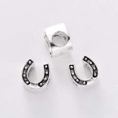 Wholesale 100g/Lot (About 43 PCS) Spacer Beaded Accessories horseshoe