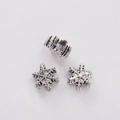 Wholesale 100g/Lot (About 38 PCS) Spacer Beaded Accessories Snowflake