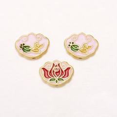 Wholesale 10PCS/Lot Small Hole Chinese Style Beads (Hole Size 0.8mm) Pink