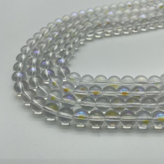 6/8/10mm Amber Beads Moonlight Beads Beaded DIY Necklace Bracelet Moonlight Pearl(6mm)