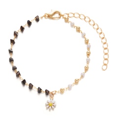 Crystal Beads Bracelets 20+5CM Gold