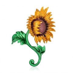 Sunflower Brooch Sunflower