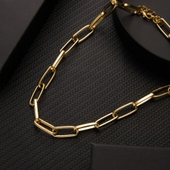 Gold Chain Necklace 40+4CM Gold